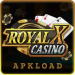 Royal X Casino logo with cards